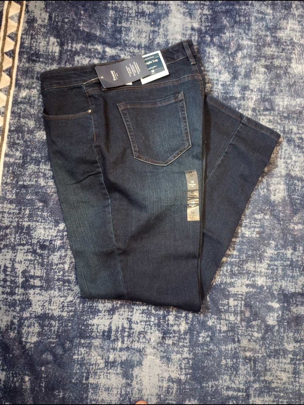 Charter Club Women’s Dark Blue Stretch Jeans